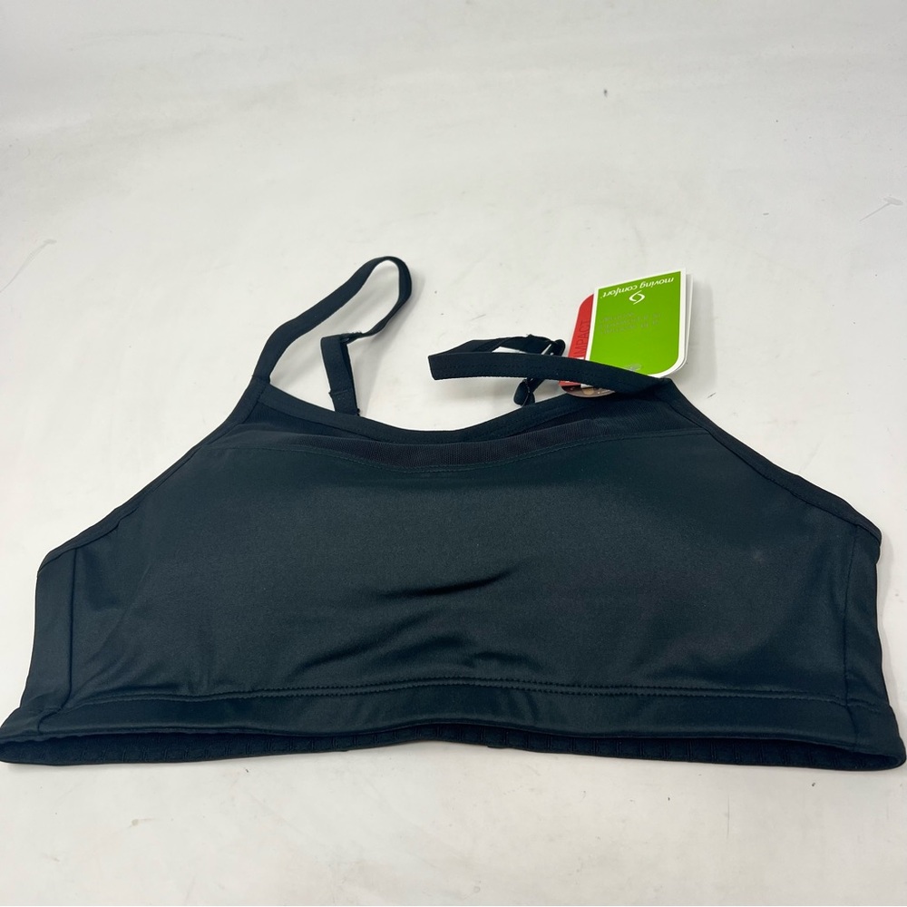 Moving Comfort Alexis High Impact Sports Bra Black Small A/B NWT Running